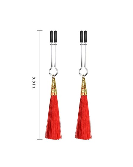 nipple clamps red