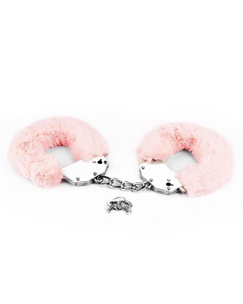 furry metal handcuffs rose