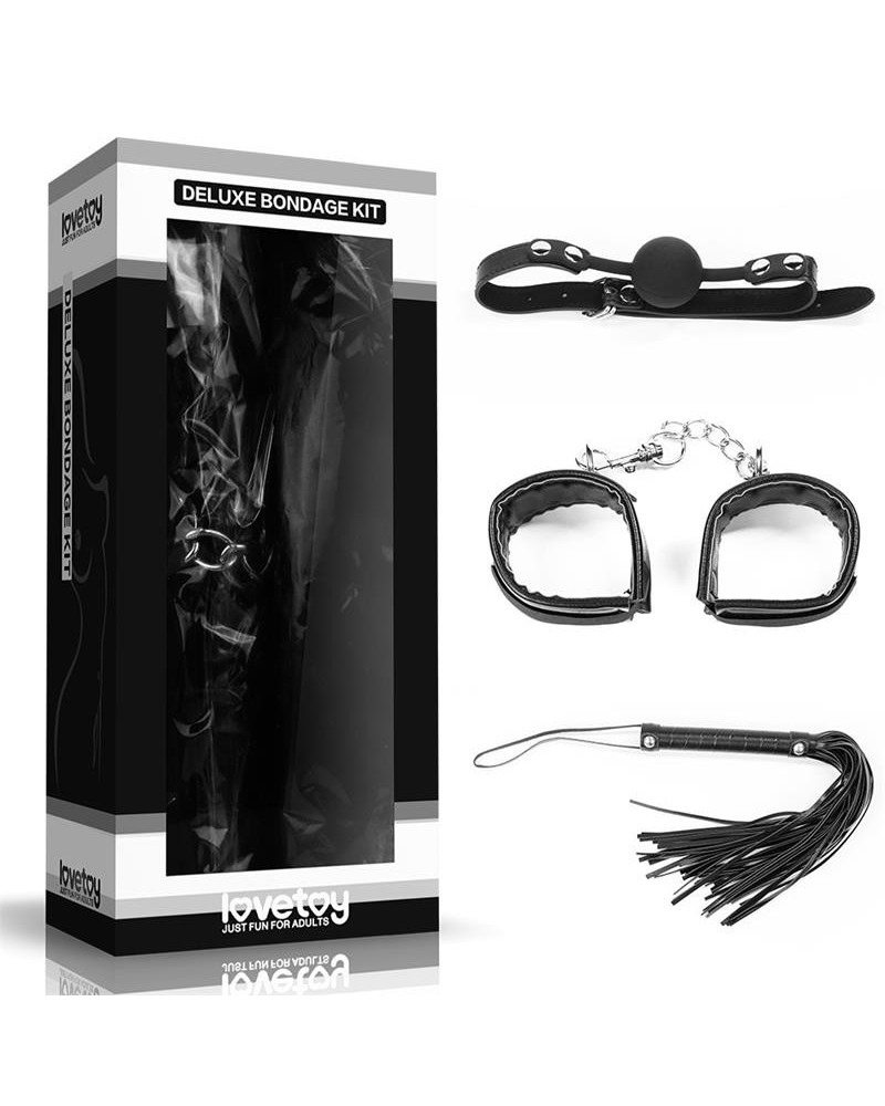 bondage kit deluxe negro