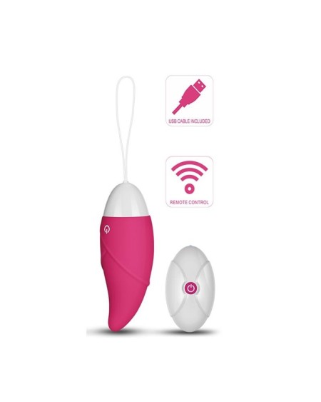 vibrant egg ijoy remote control usb rose