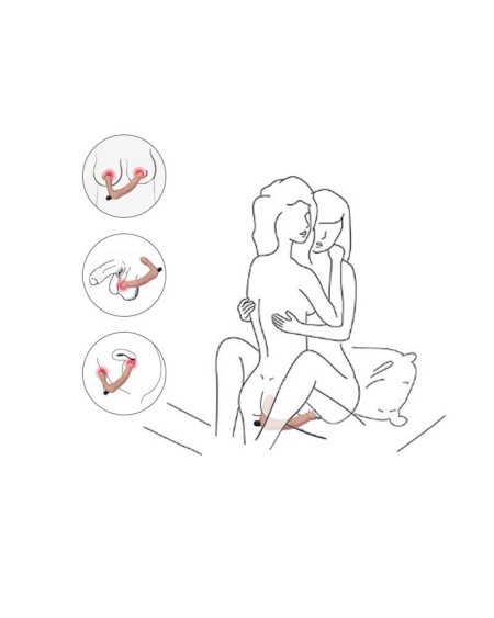 strapless double dildo silicone usb