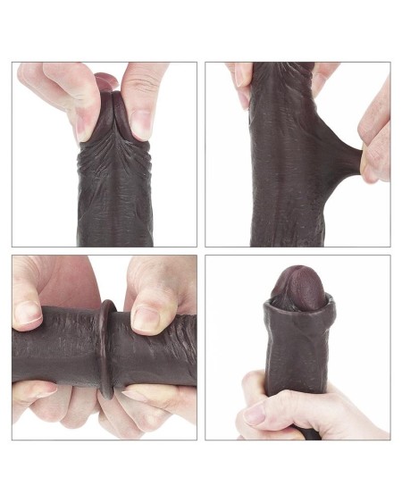 dildo sliding 7 noir