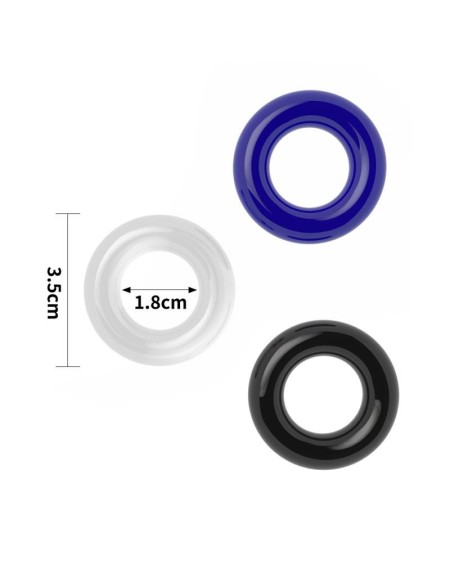 pack of 3 penis ring power plus