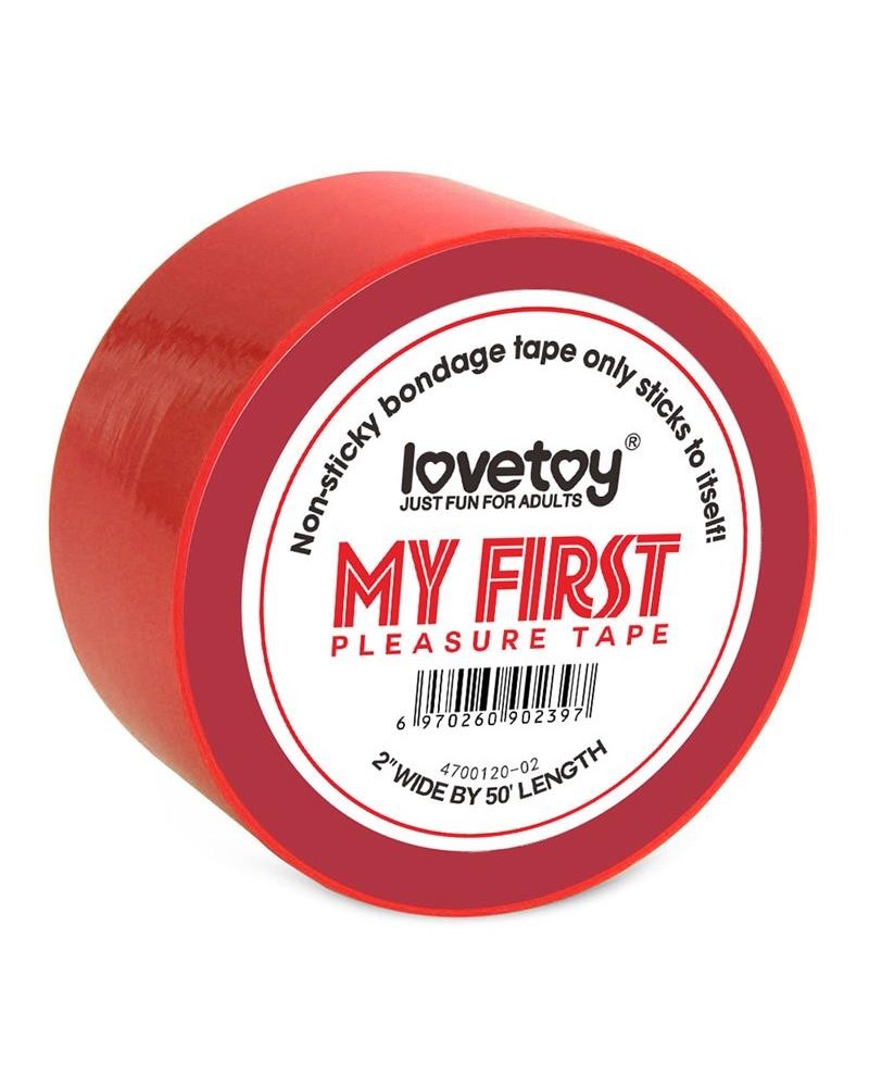 bondage tape non sticky red
