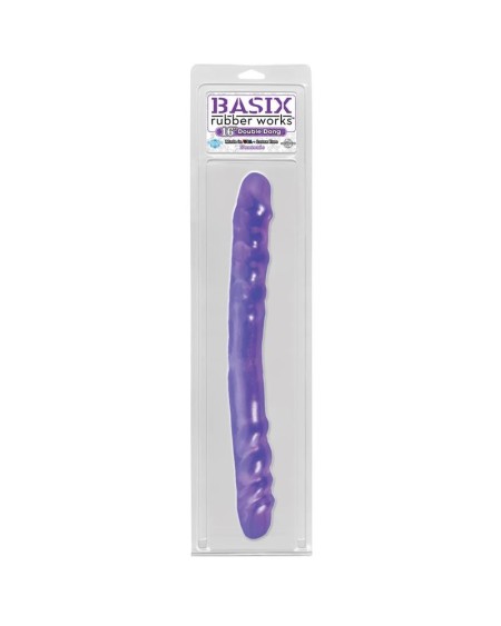 double dildo 40,6 cm violet