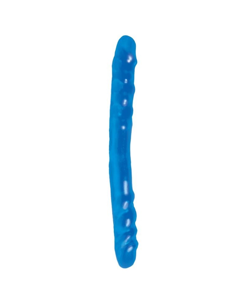 double dildo 40,6 cm blue