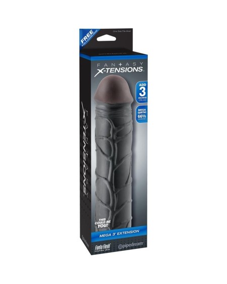 fantasy x-tensions mega 7,6 cm extension - noir