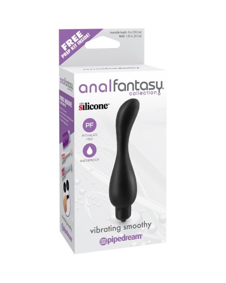 anal stimulator with vibration vibrant smoothy noir