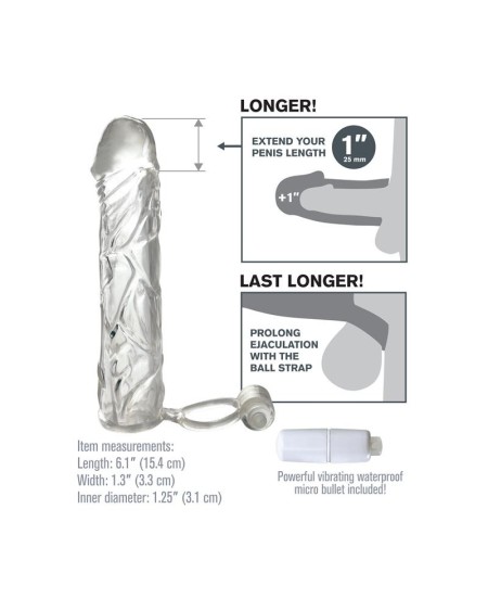 fantasy x-tensions vibrant super sleeve - clear