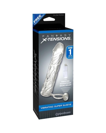 fantasy x-tensions vibrant super sleeve - clear