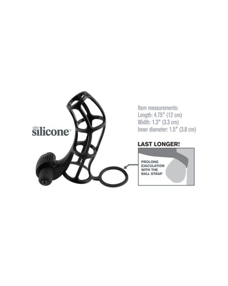 fantasy x-tensions deluxe silicone power cage noir
