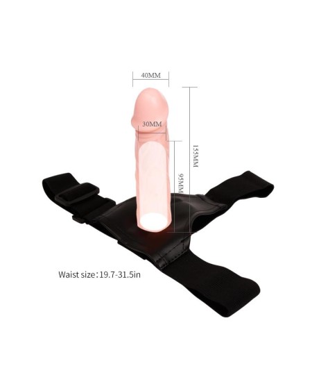 strap-on with hollow dildo 16 cm