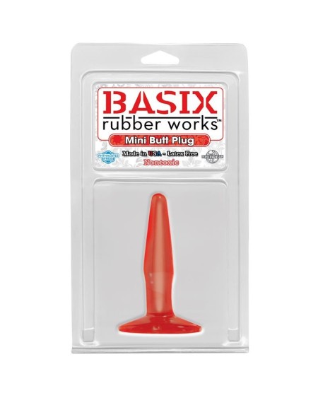 mini butt plug red