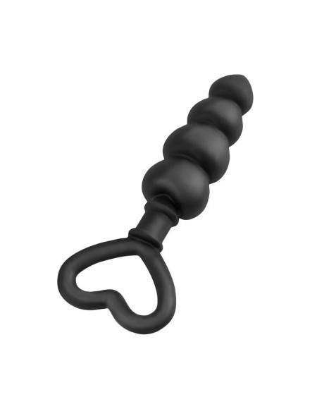 anal stimulator beaded luv probe noir