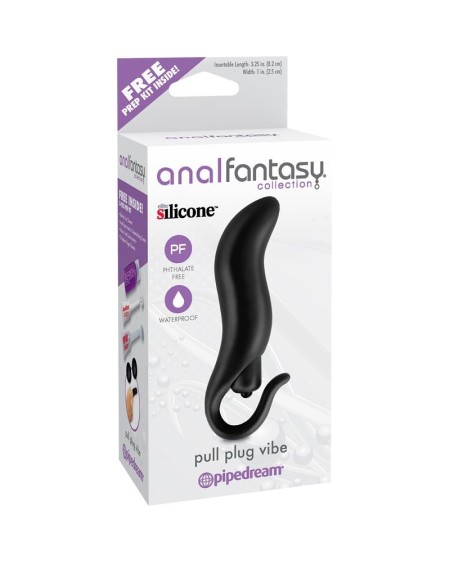 anal stimulator pull plug vibe noir