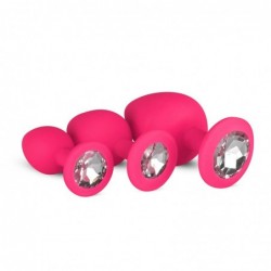 Lot de 3 plugs Bijou...