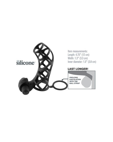 fantasy x-tensions extreme silicone power cage - noir