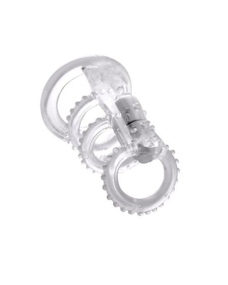 fantasy x-tensions vibrant cock cage - clear