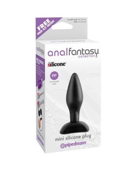 mini silicone plug - colour noir