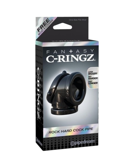 fantasy c-ringz rock rigide cock pipe noir