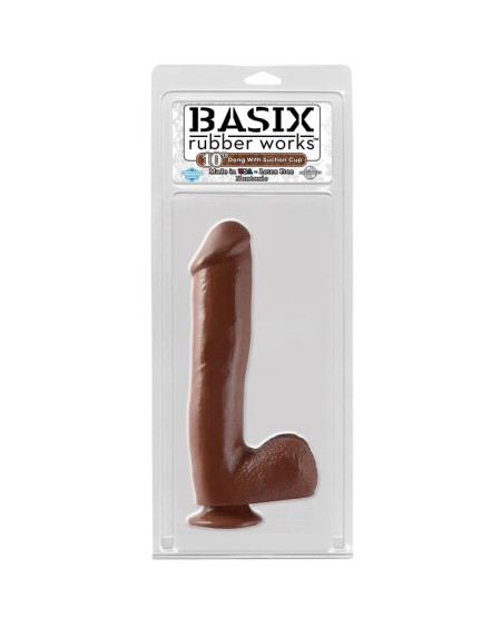 dildo 25,4 cm brown