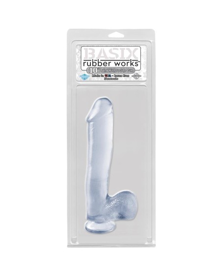 dildo 25,4 cm clear