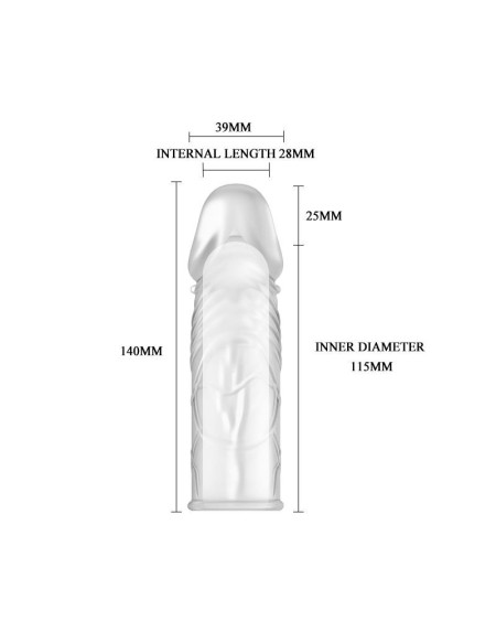 baile penis sleeve clear