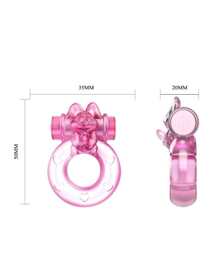 cock ring with vibrant bullet rabbit