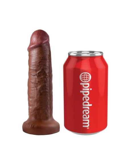 king cock vibrant mini sex ball with 7 dildo - brown