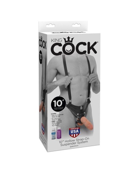 suspender strap-on with hollow dildo 10