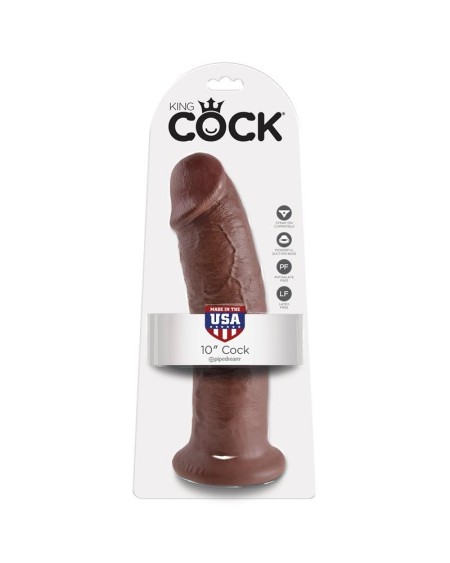 king cock dildo 10 - brown