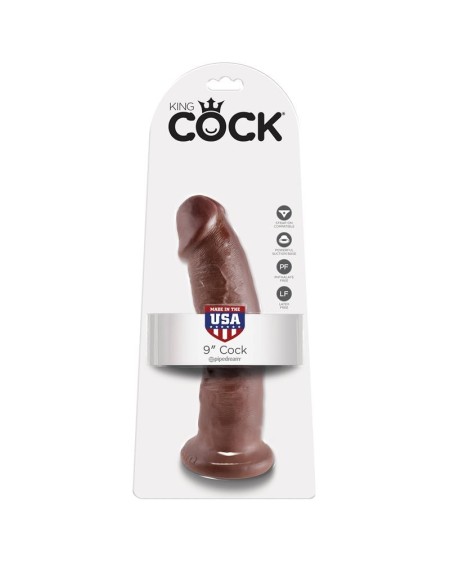 king cock dildo 9 - brown