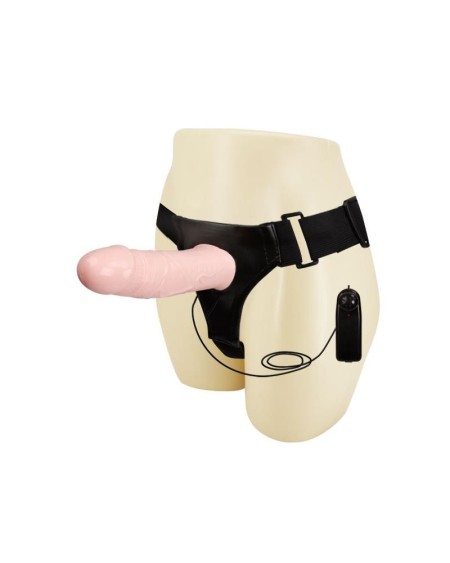 strap-on with vibrant hollow dildo mens pants