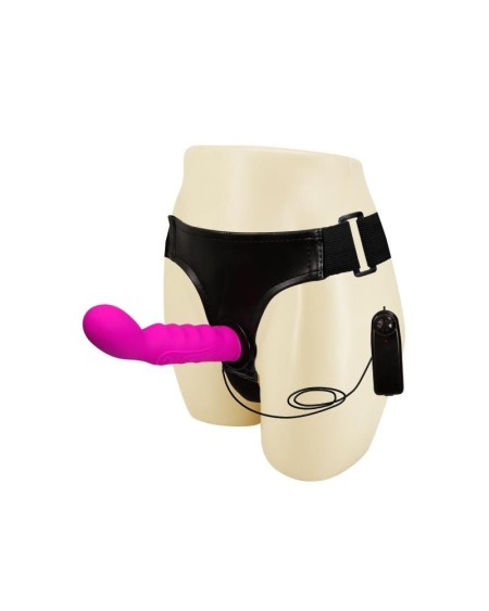 strap-on with dildo violet 15.5 cm