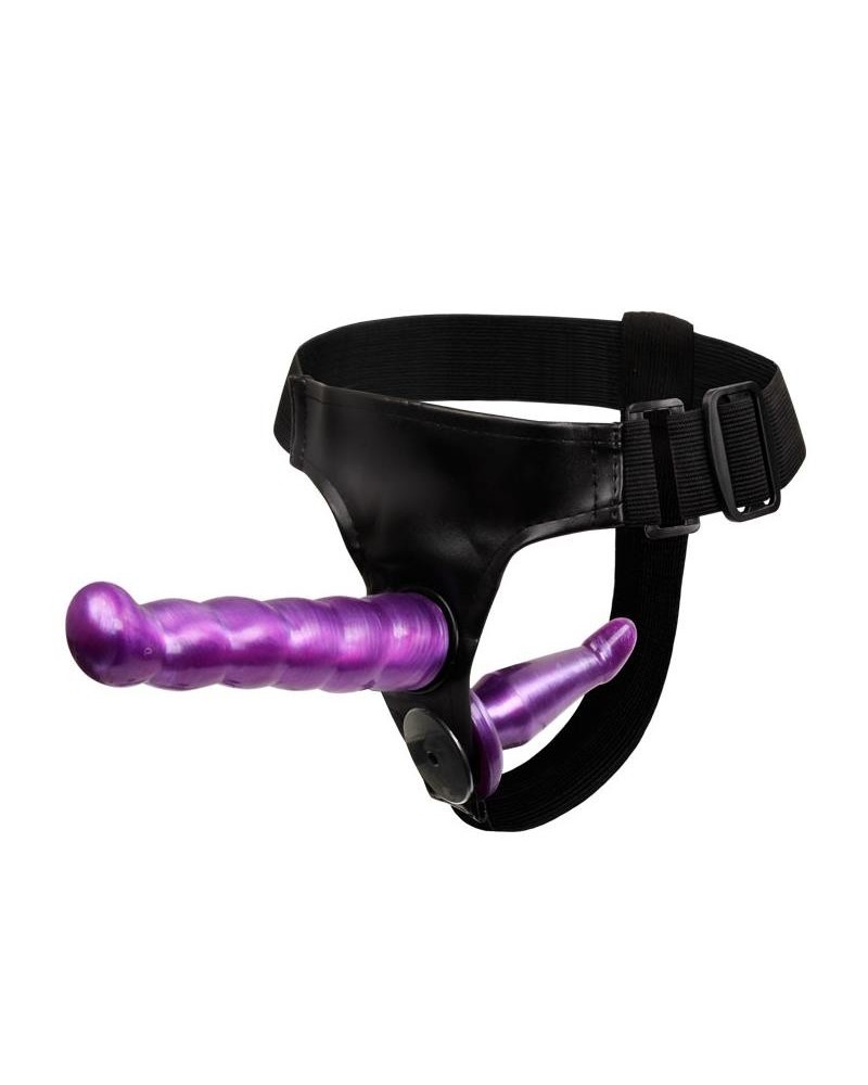 double penetration strap-on violet