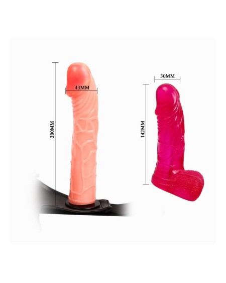 strap-on with dildo 20 cm