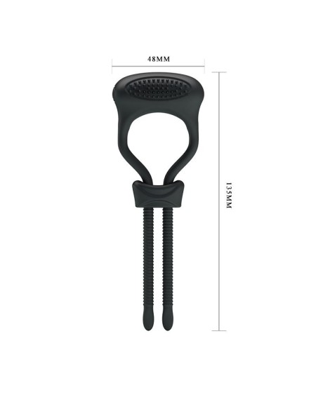 pretty love vibrant cock ring curitis noir