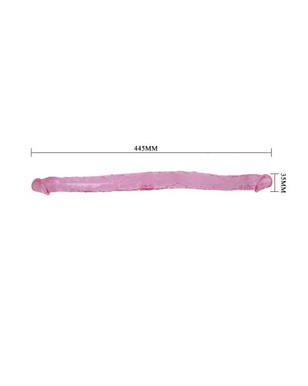 double dildo rose 44 cm