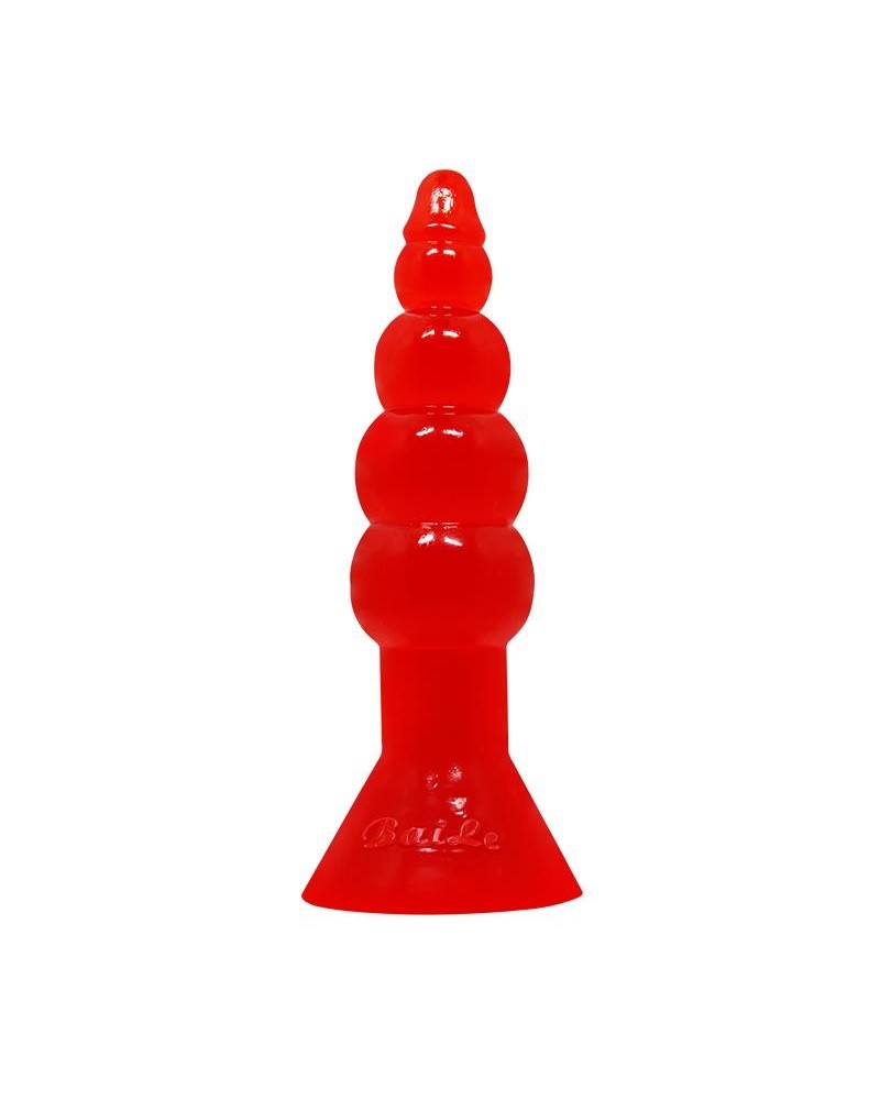 baile bulbous shaped butt plug orange