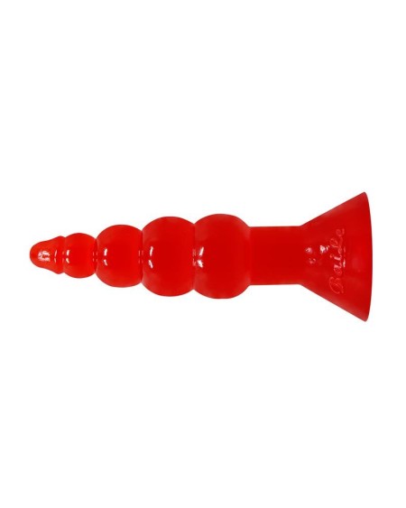 baile bulbous shaped butt plug orange