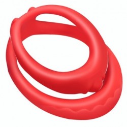 Double Cockring Silicone...