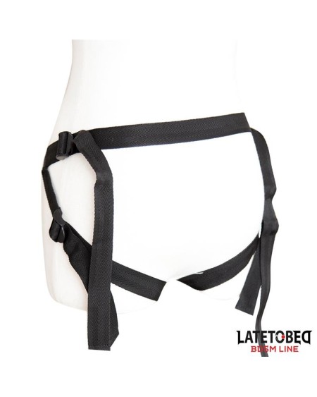 adjustable strap on with metal ring