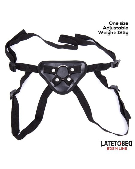 adjustable strap on with metal ring