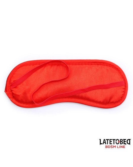 3 pieces bondage set cuffs, eye mask and feathers