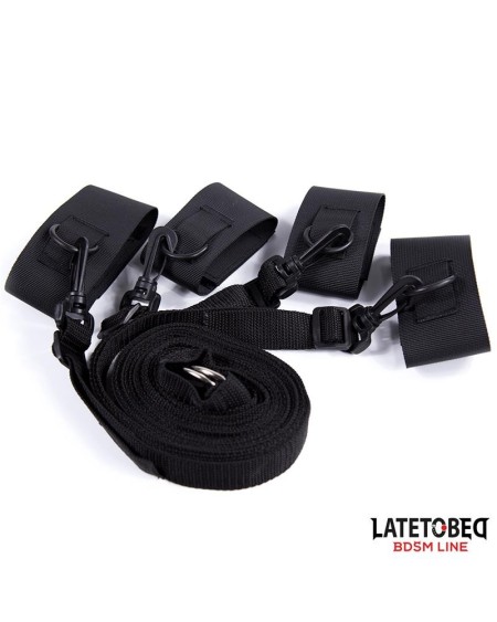 nylon velcro bed restraints with plastic hook