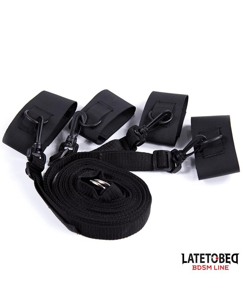 nylon velcro bed restraints with plastic hook