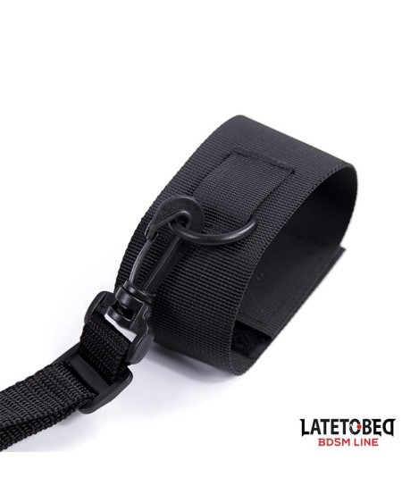 nylon velcro bed restraints with plastic hook