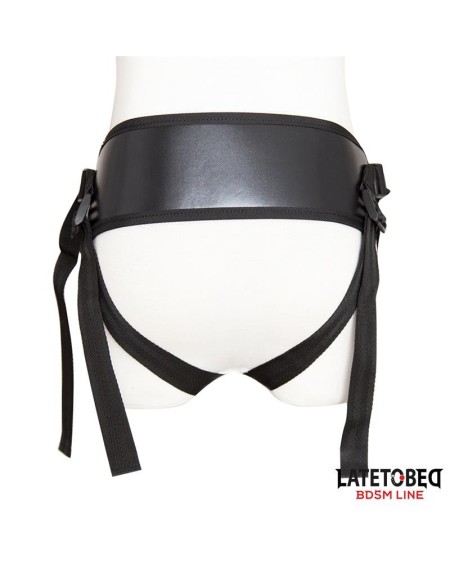 strap-on harness wide belt adjustable