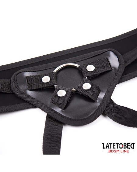 strap-on harness wide belt adjustable