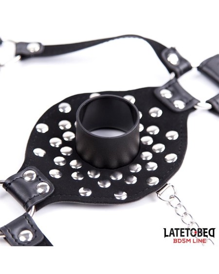 face harness strap toilet lid gag adjustable